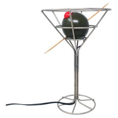 Vintage Postmodern Martini Lamp by David Krys