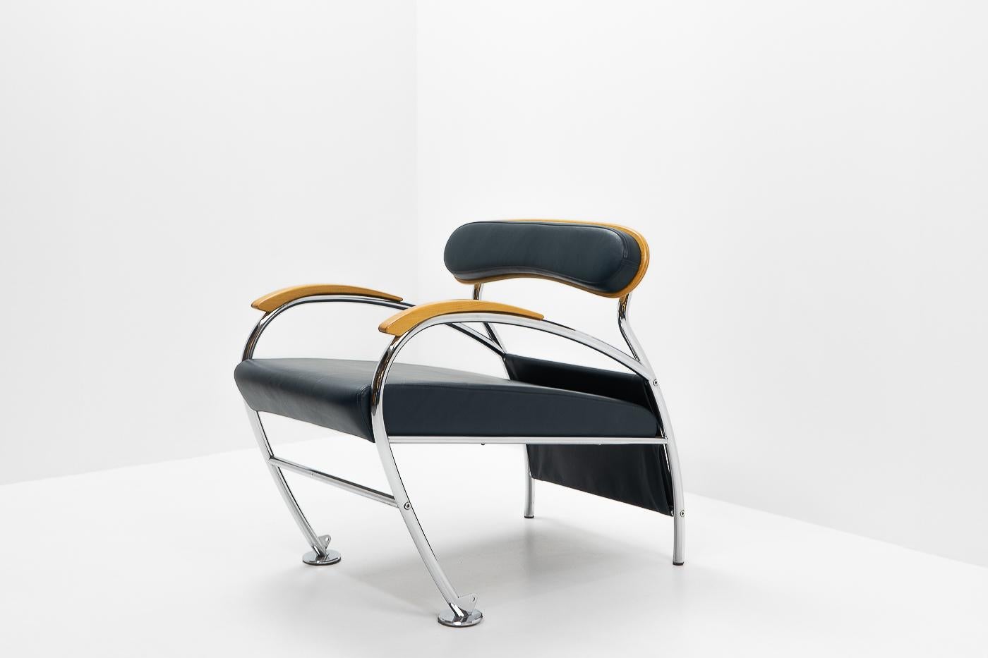 Postmodern Massimo Iosa Ghini, Armchair “Numero Uno” by Moroso, 1980s In Good Condition For Sale In Renens, CH