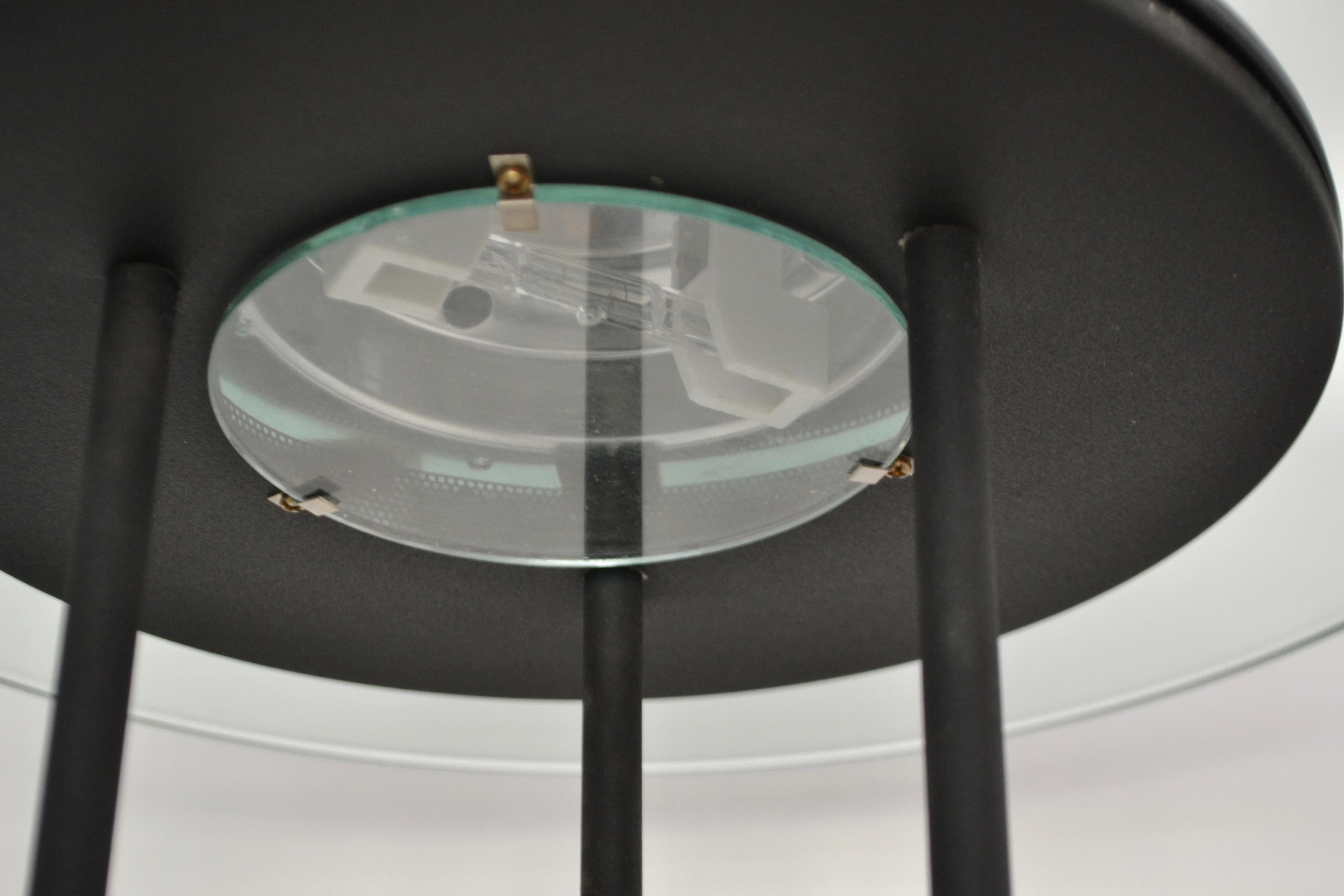 Postmodern Matte Black Table Lamp For Sale 1