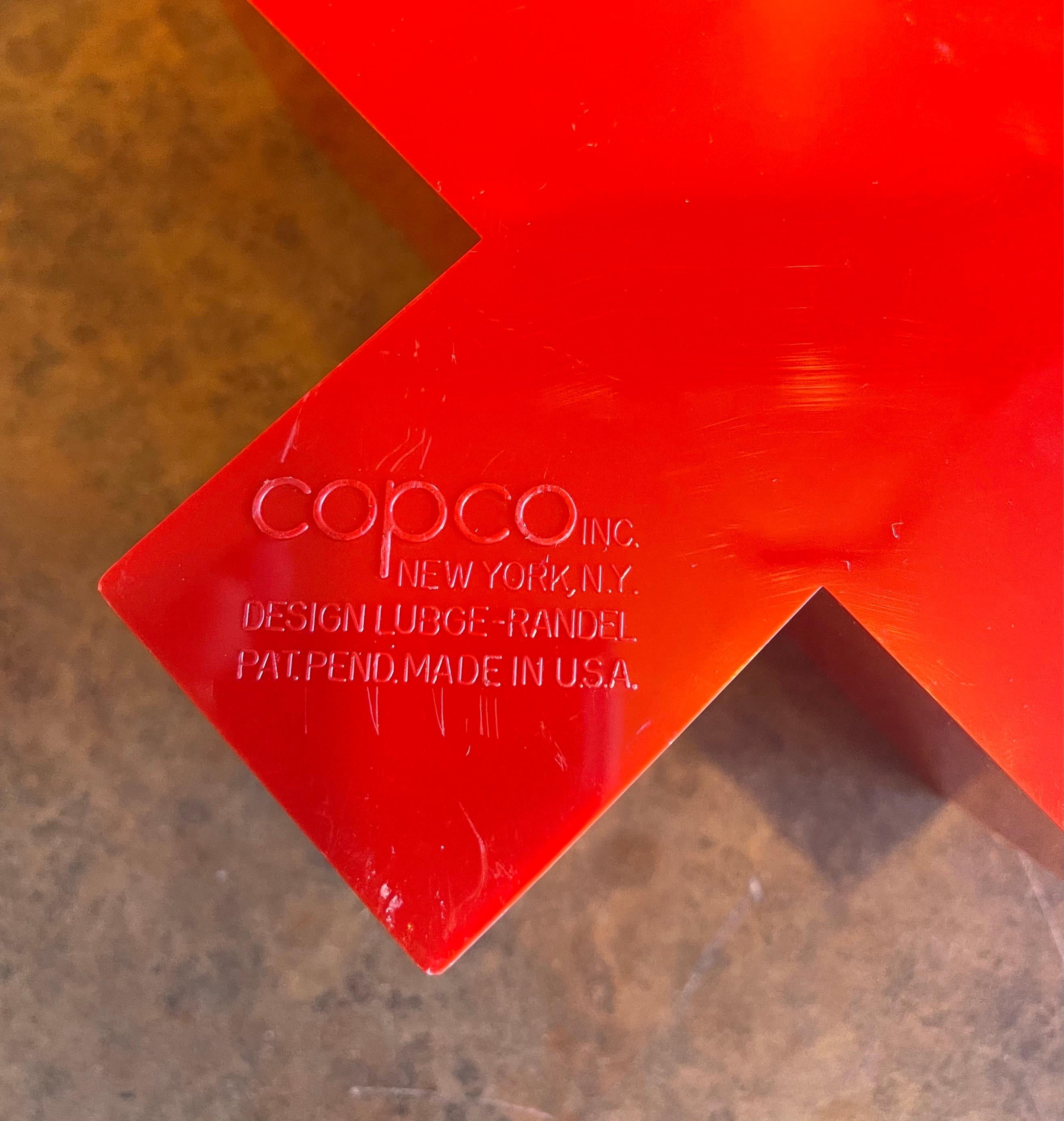 20ième siècle Porte-pipes suspendu postmoderne Memphis Design de Copco en vente