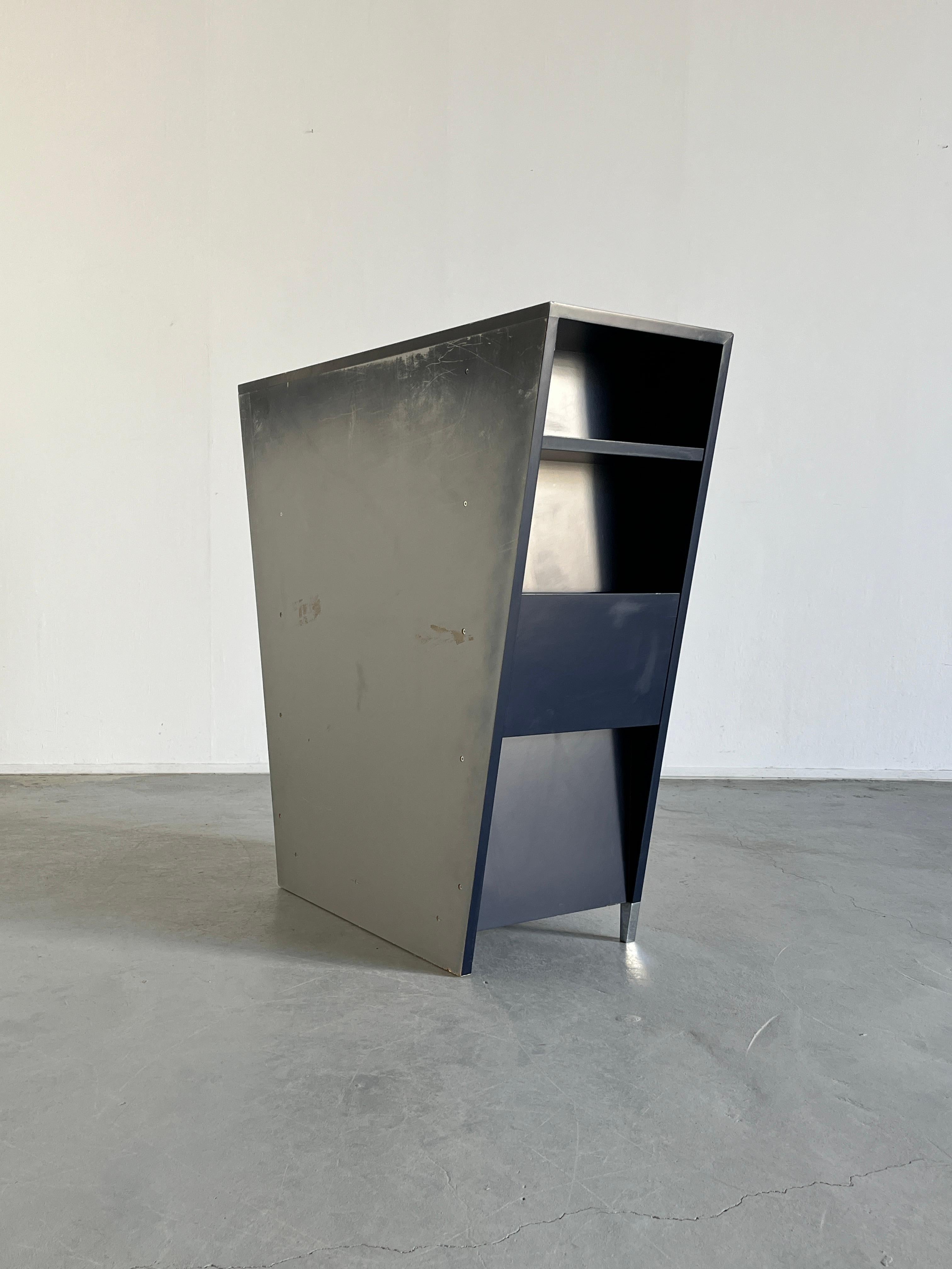 Metal Postmodern Memphis Design Storage Cabinet by Schönbuch , 1980s Germany For Sale