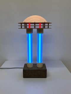 Postmodern Memphis Era Neon Tube Lamp by Aaron Neon, 1980s