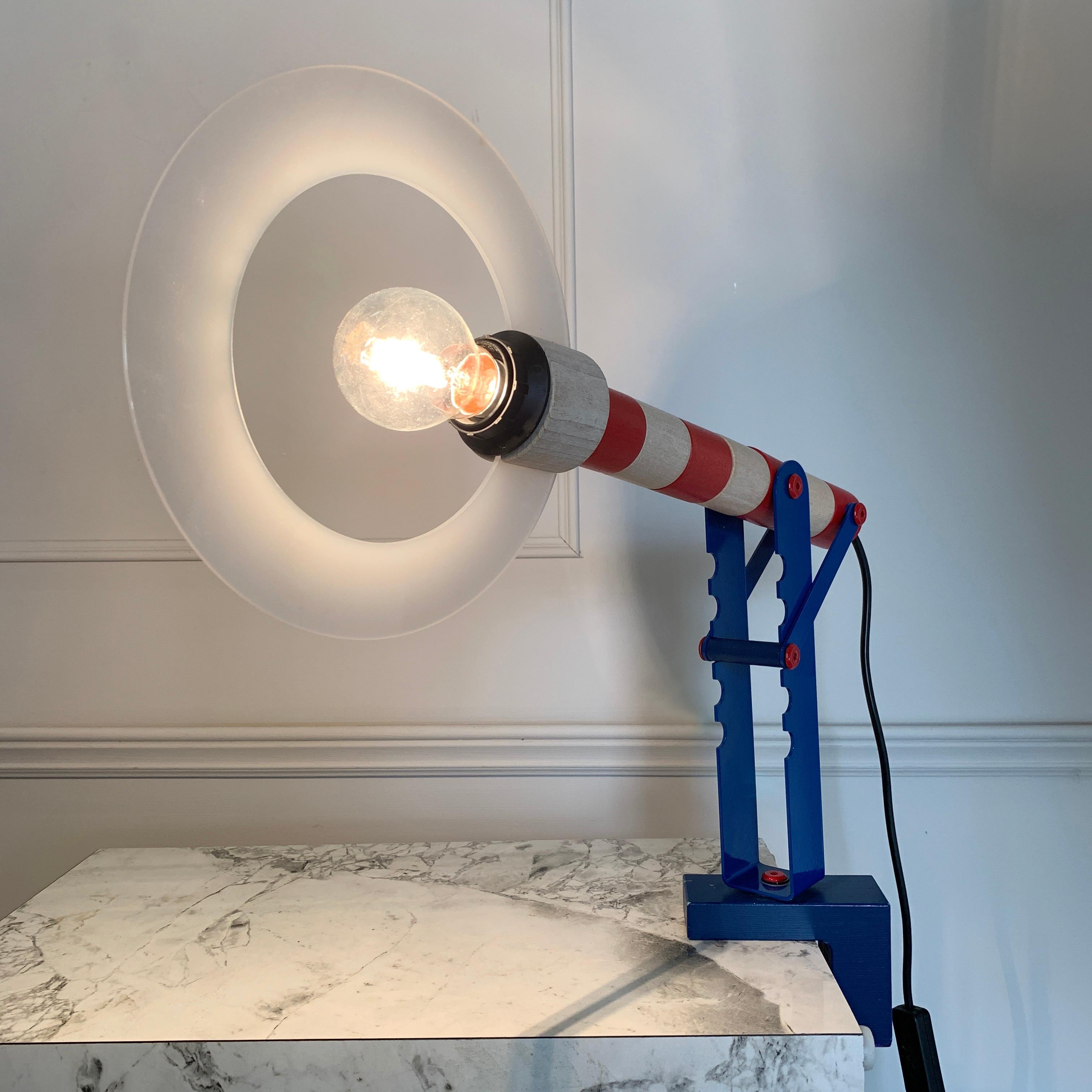 Late 20th Century Postmodern Memphis 'Haba' Table Lamp, 1980s