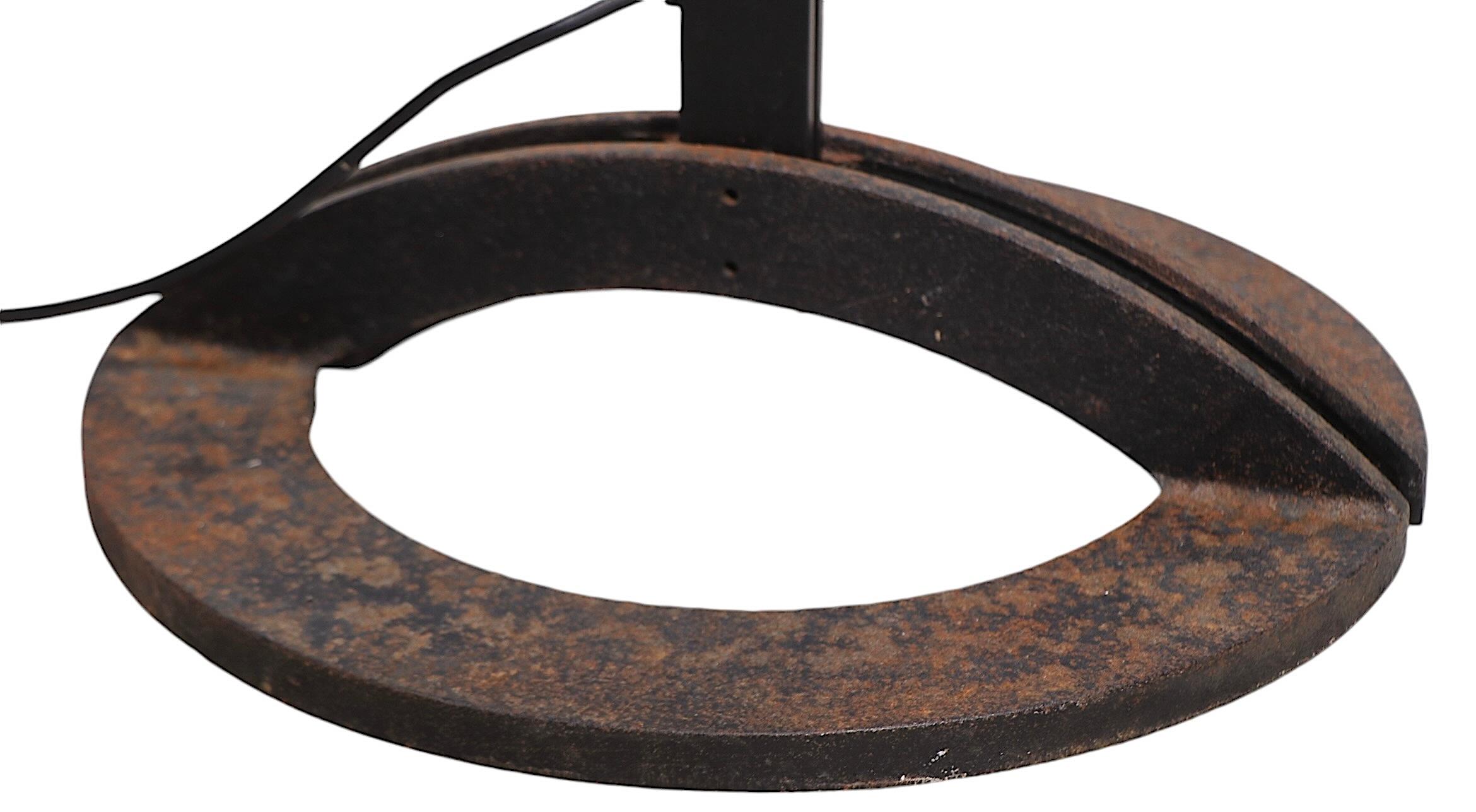 Postmodern Memphis School Zen Floor Lamp by Gismondi for Artimede Made in Italy For Sale 6