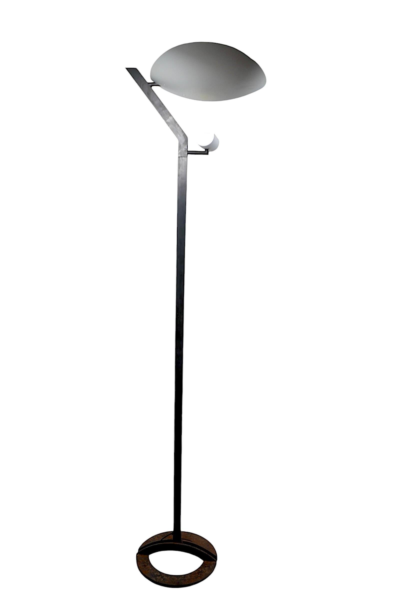 Postmodern Memphis School Zen Floor Lamp by Gismondi for Artimede Made in Italy For Sale 10