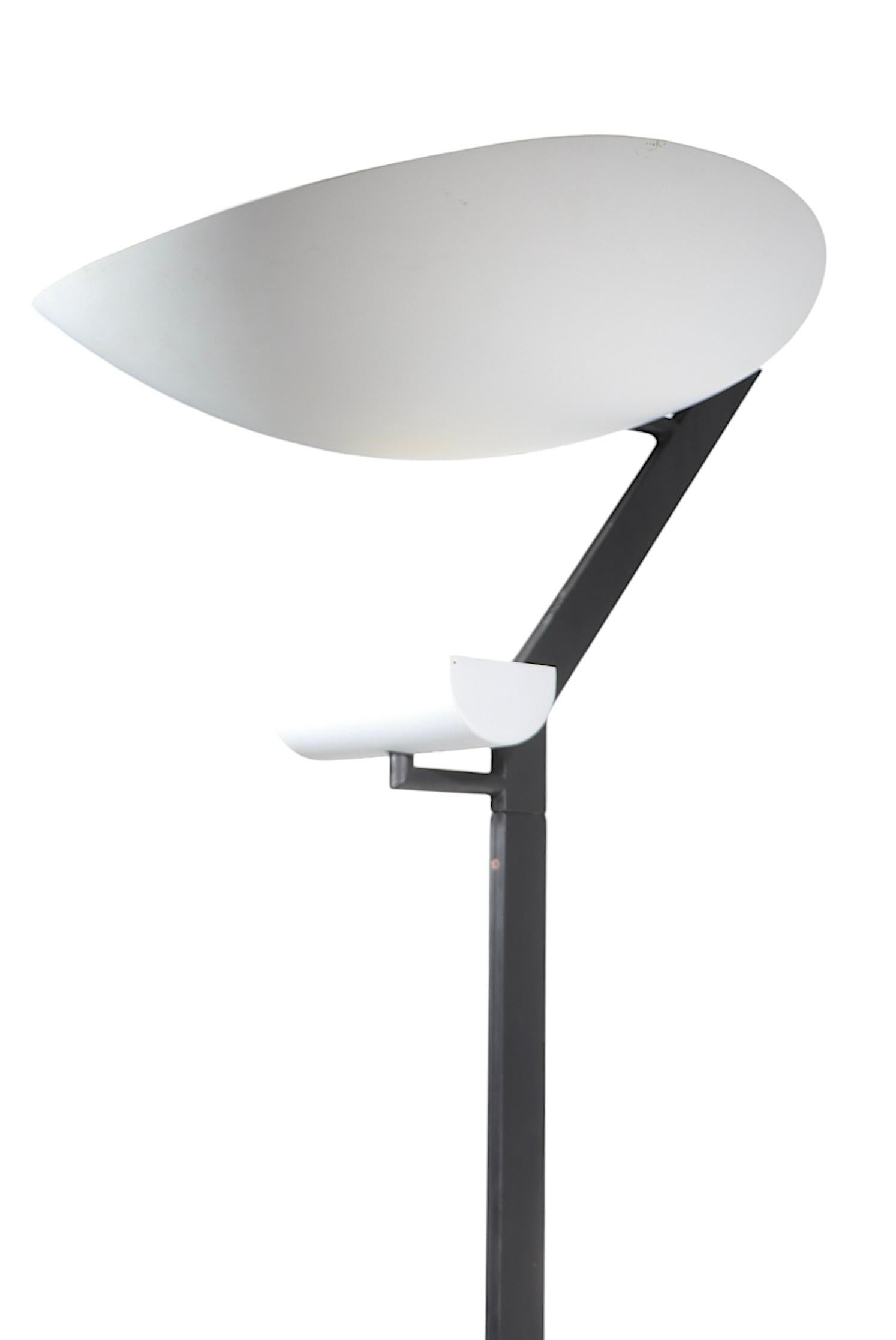 Italian Postmodern Memphis School Zen Floor Lamp by Gismondi for Artimede Made in Italy For Sale