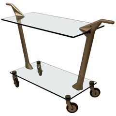 Postmodern Memphis Style Bar Cart by Fontana Arte