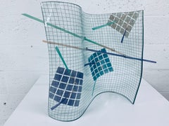 Postmoderne Glasskulptur im Memphis-Stil von Runstadler Studios # 6/25, 1989