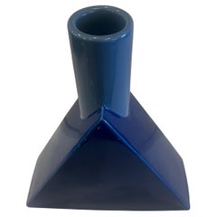 Postmodern Memphis Style Glazed Ceramic Vase by Jonathan Adler