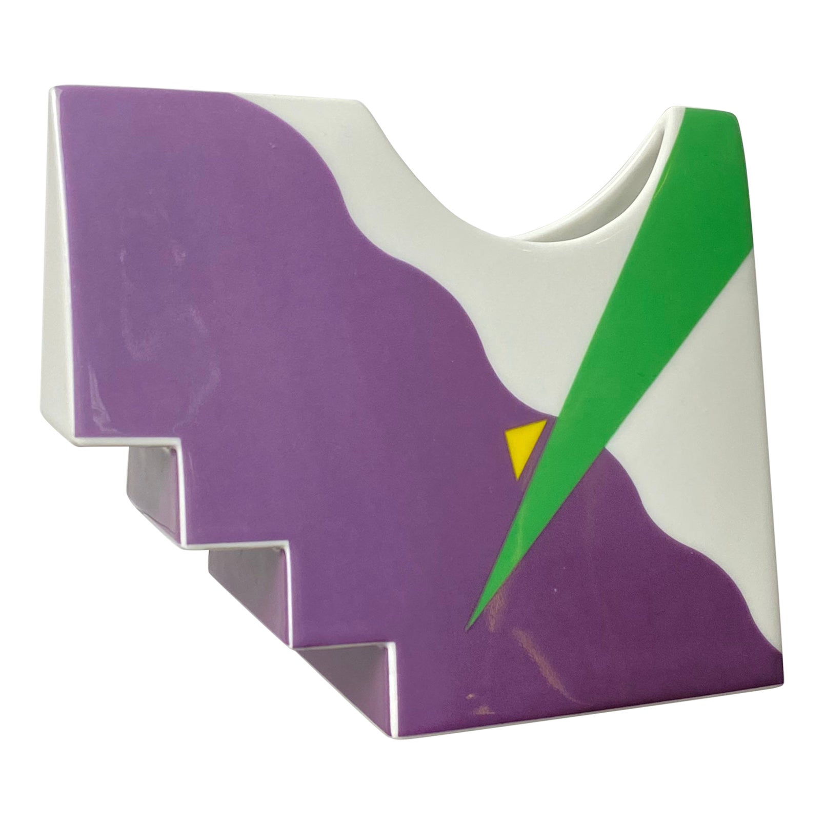 Postmodern Memphis Style Vase by Thomas, Rosenthal, Germany, 1980s