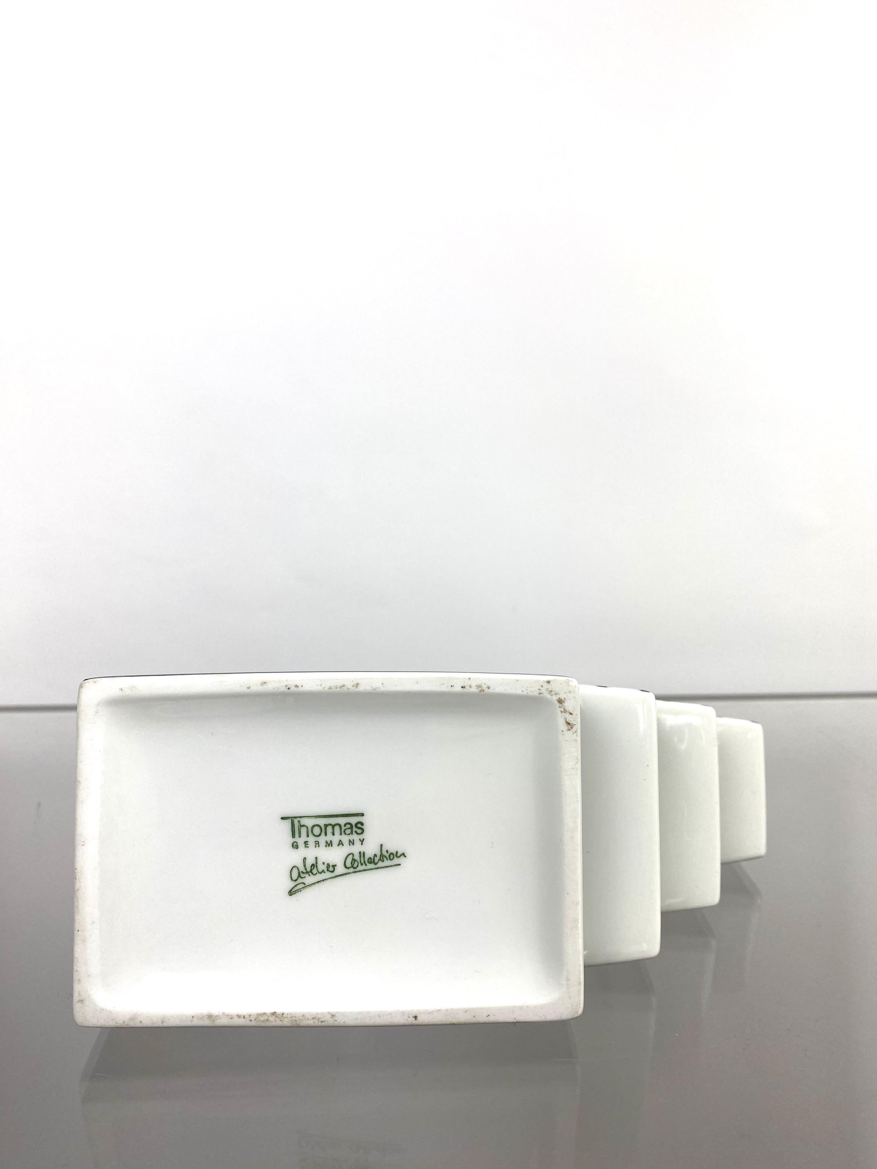 Porcellana Vaso postmoderno in stile Memphis di Thomas, Rosenthal, Germania, anni '80 in vendita