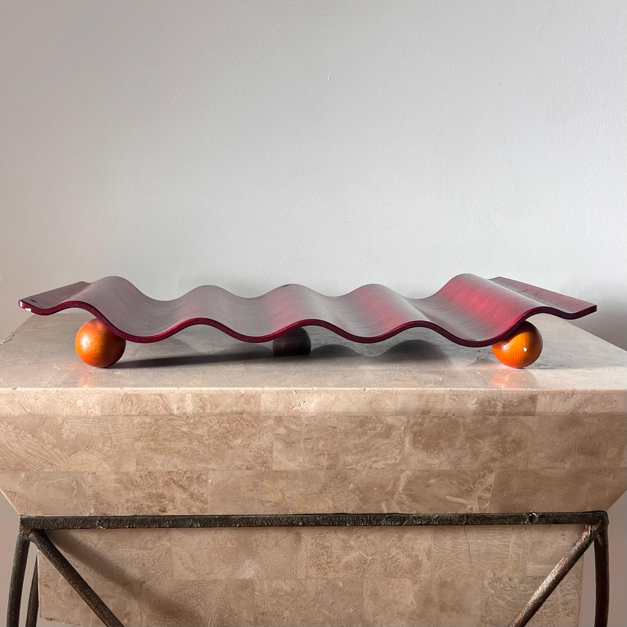 Postmodern Memphis style wine rack, 1992 For Sale 5