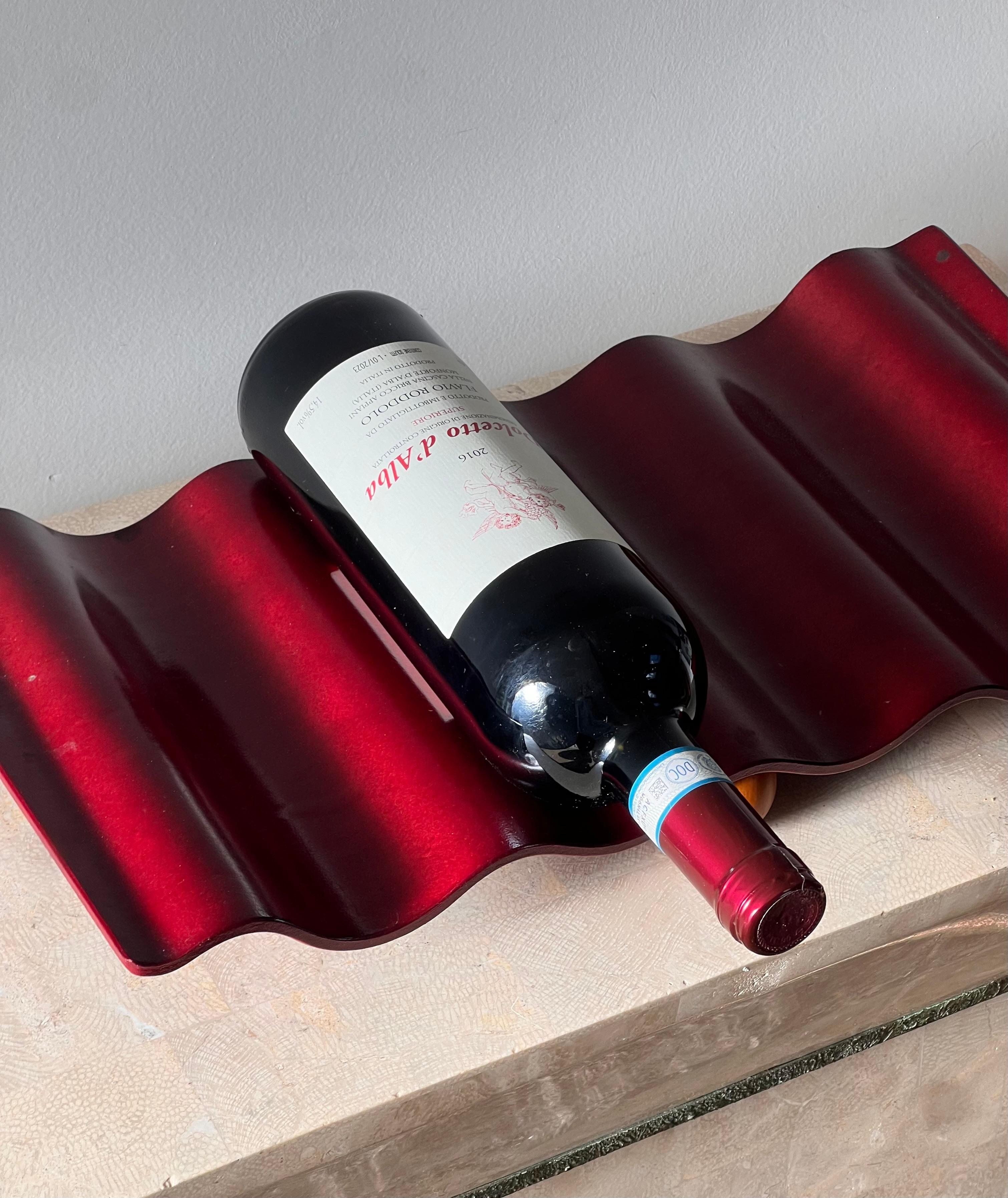 Postmodern Memphis style wine rack, 1992 For Sale 7