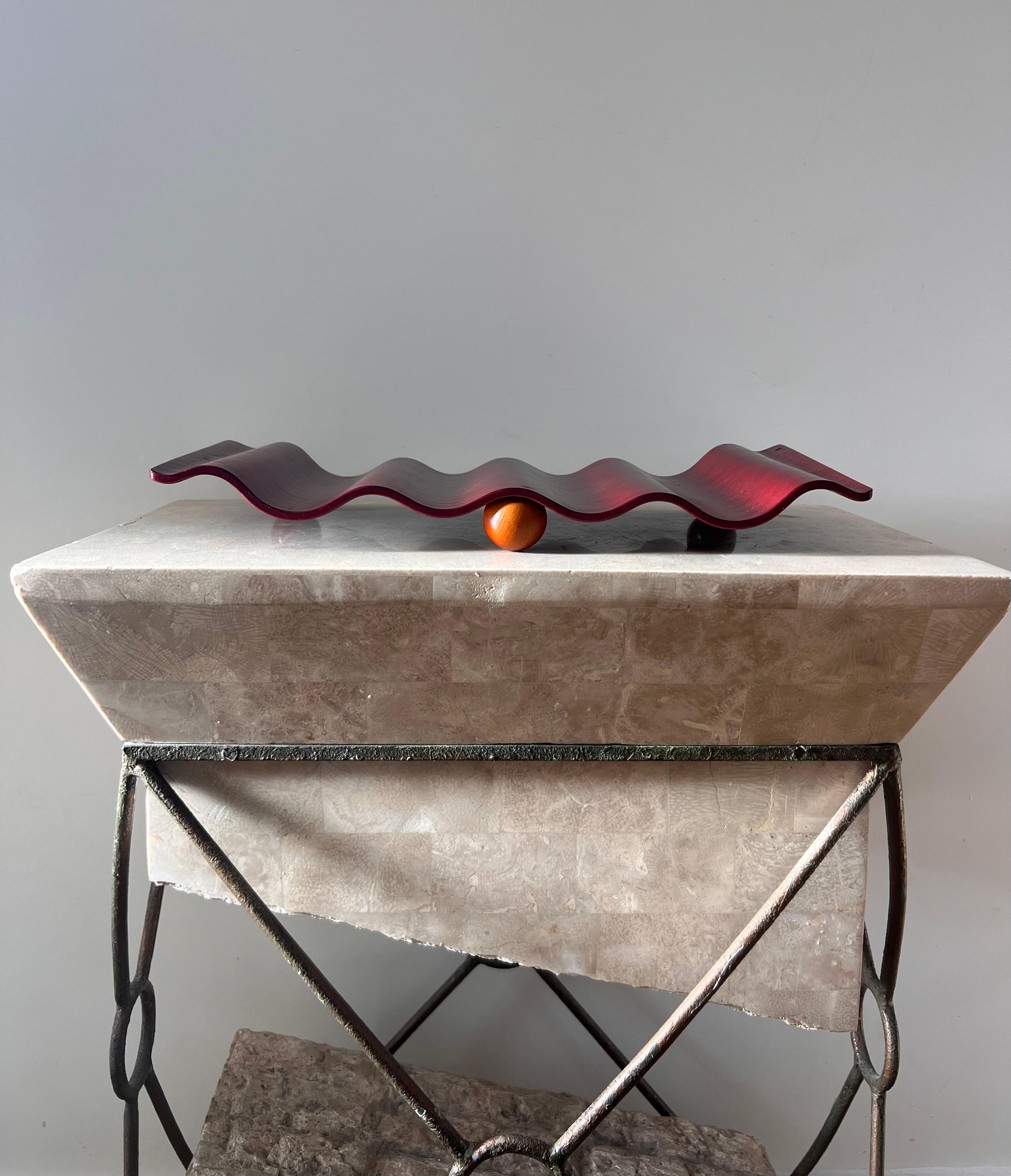 Post-Modern Postmodern Memphis style wine rack, 1992 For Sale