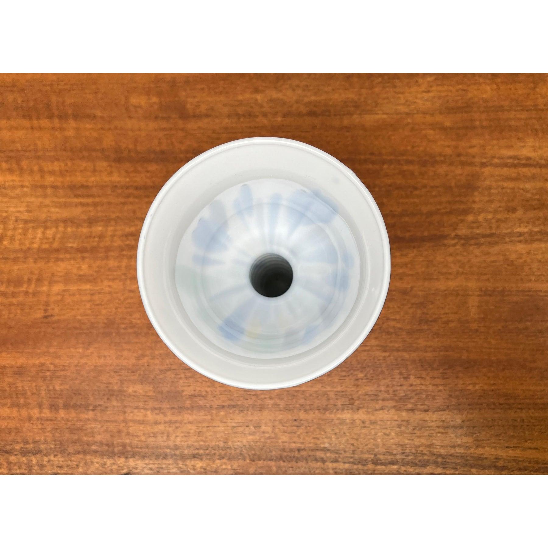 Postmodern Metal and Art Glass Goblet by Hans Jürgen Richartz, 1980s For Sale 2