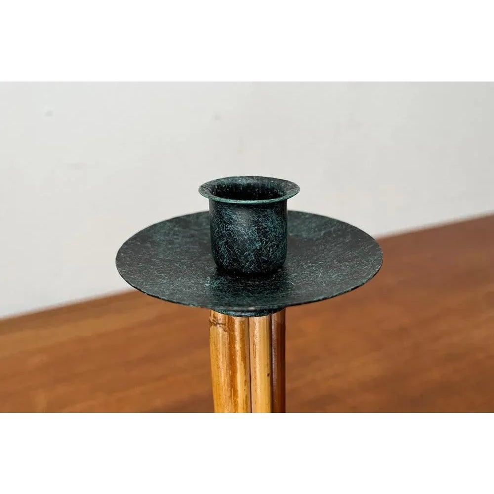 Portavelas posmoderno de metal y bambú de Wagner Design, en muy buen estado. Diseñado de 1980 a 1989 Esta pieza tiene una marca de atribución.

Más información:
Materiales: Bambú, Metal
Estilo: Postmoderno
País de origen: Alemania
Color: Negro
Tipo