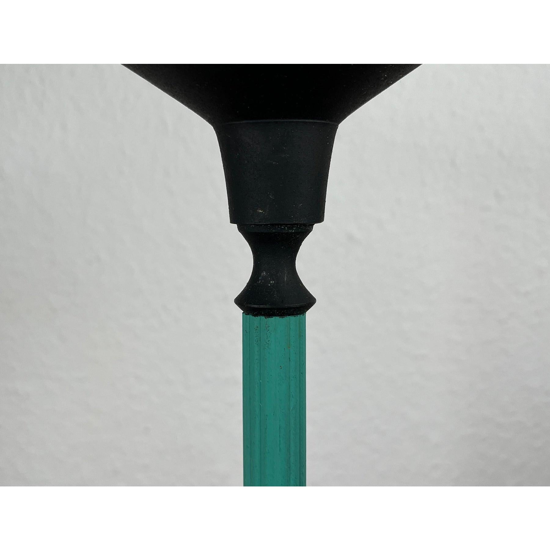 Chandelier postmoderne en métal, années 1980 en vente 9