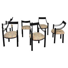 Postmodern Metal Rope Dining Chairs, Set of 6