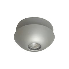 Ensemble postmoderne en métal de trois affleurants à halogène par Blauet, Barcelone, années 1980