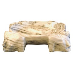 Postmodern Mexican Marble Large Ashtray Centerpiece