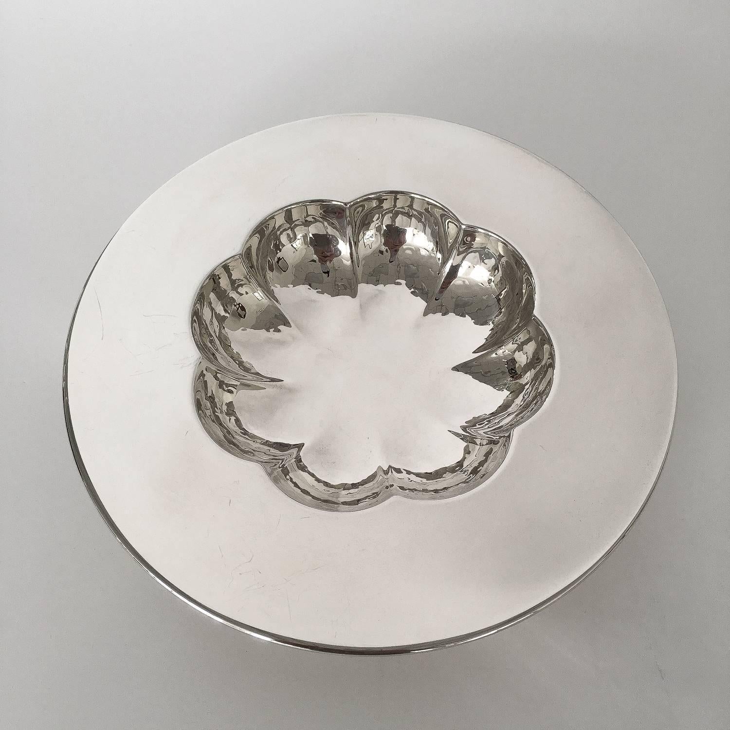 Post-Modern Postmodern Michael Graves Silver Plate Bowl for Swid Powell