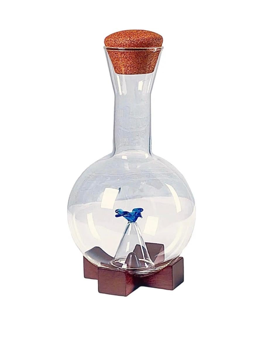 Fine XX secolo Decanter per vino aeratore in vetro soffiato a mano PostModern Michael Graves Swid Powell in vendita