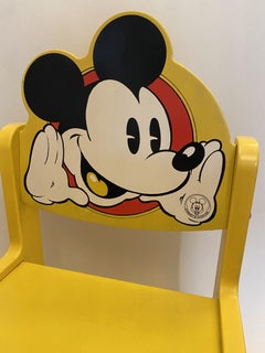 Sedia Mickey postmoderna di Pierre Colleu per Starform e Disney, Francia anni '80.