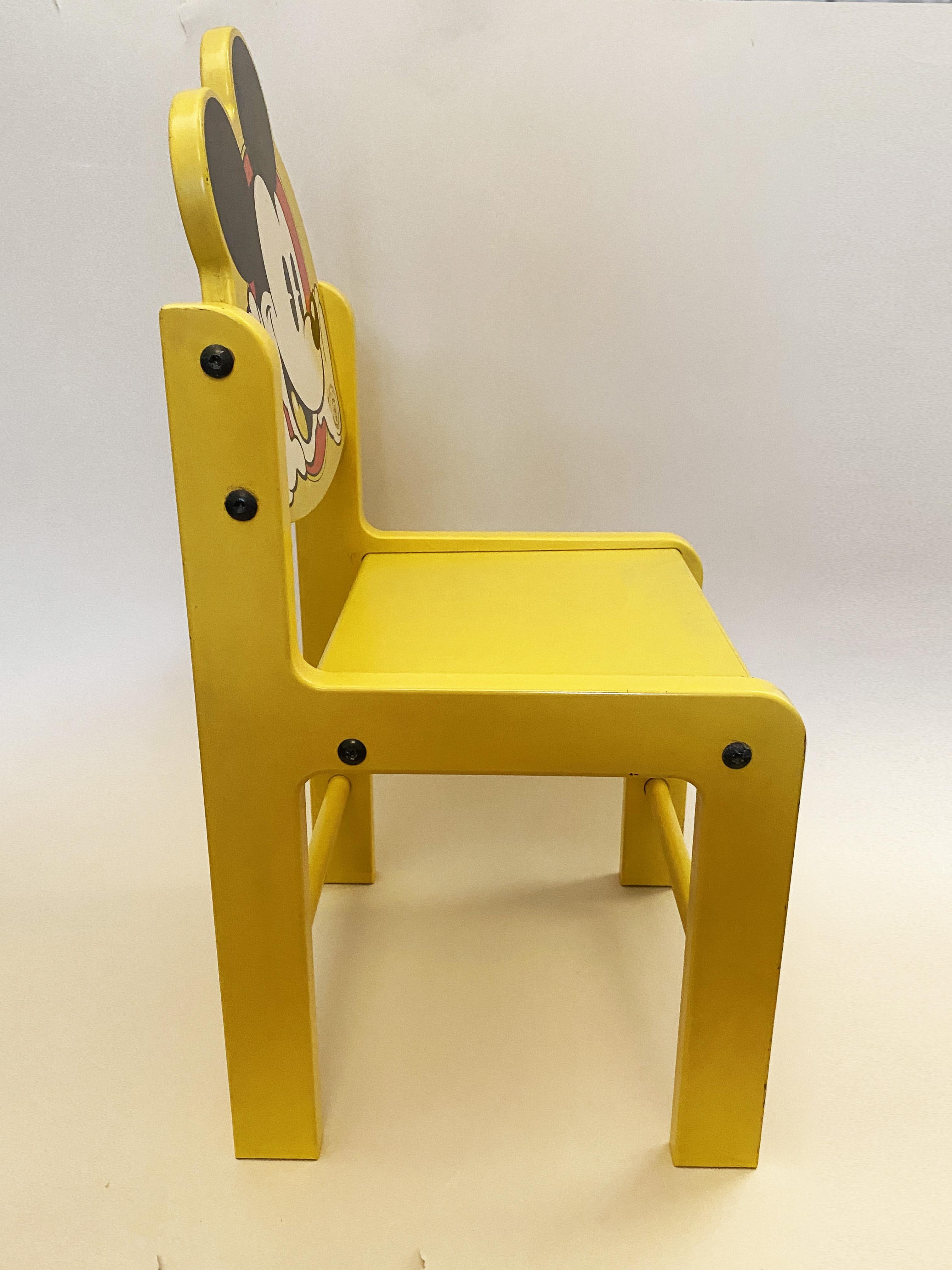 Postmodern Mickey Chair by Pierre Colleu for Starform and Disney, France 1980s. 1