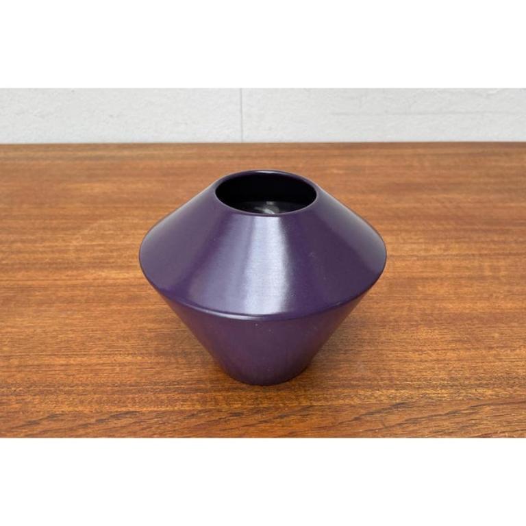 Postmodern Minimalist Ceramic Vase from ASA Selection, 1980s For Sale 5