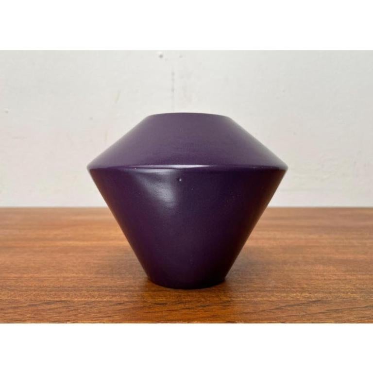 Postmodern Minimalist Ceramic Vase from ASA Selection, 1980s For Sale 6