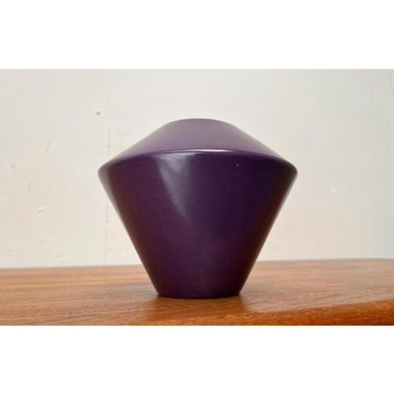 20th Century Postmodern Minimalist Ceramic Vase from ASA Selection, 1980s For Sale