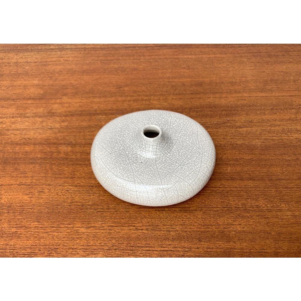 Postmodern Minimalist Ceramic Vase in Organic Shape from Asa Selection, 1980s For Sale 1