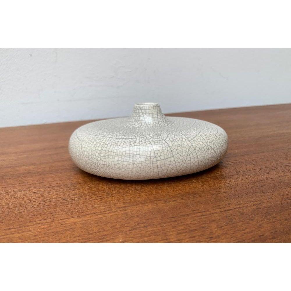 Postmodern Minimalist Ceramic Vase in Organic Shape from Asa Selection, 1980s For Sale 3