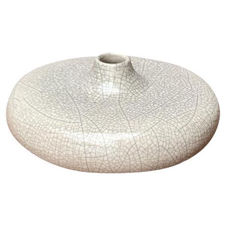 Postmodern Minimalist Ceramic Vase in Organic Shape from Asa Selection, 1980s