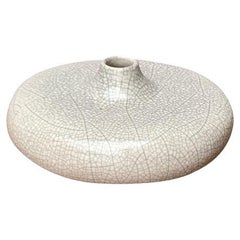 Postmoderne minimalistische Keramikvase in organischer Form von Asa Selection, 1980er Jahre