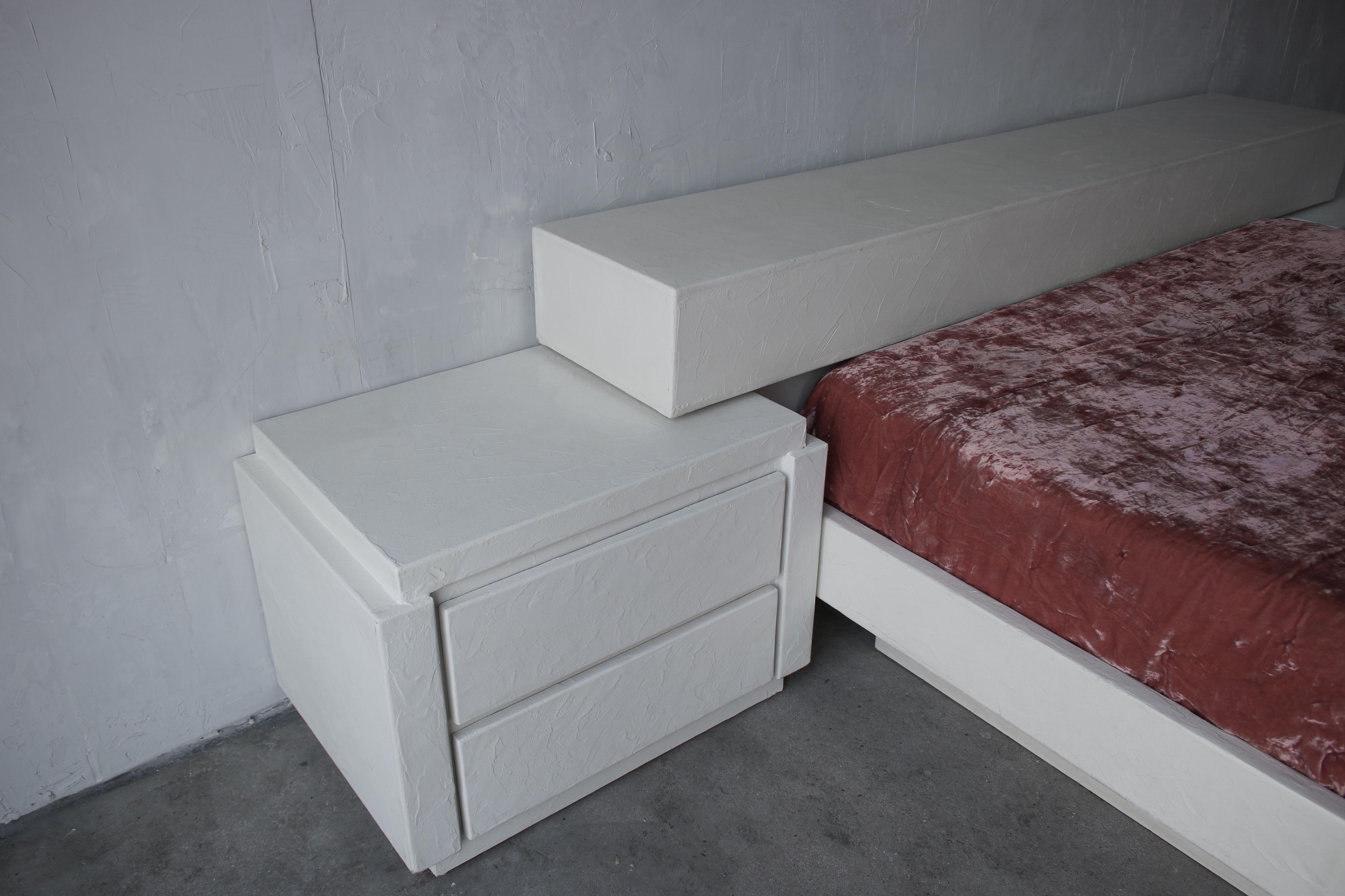 Postmodern Minimalist Plaster 6-Drawer Dresser 1