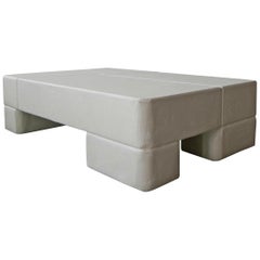 Postmodern Minimalist Plaster Coffee Table