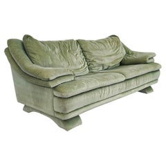 Postmodern Mint Green Sofa inspired by Vico Magistretti, Italy 1980s
