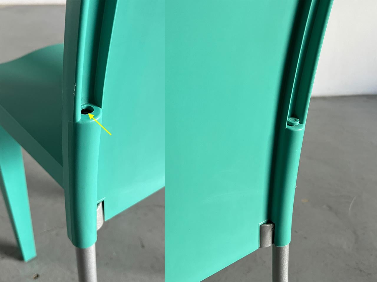 Postmodern 'Miss Global' Chairs by Philippe Starck for Kartell , 1990s Italy For Sale 2