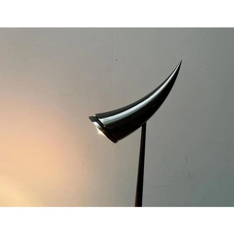Metal Postmodern Model Ara Table Lamp by Philippe Starck for Flos, 1980s For Sale