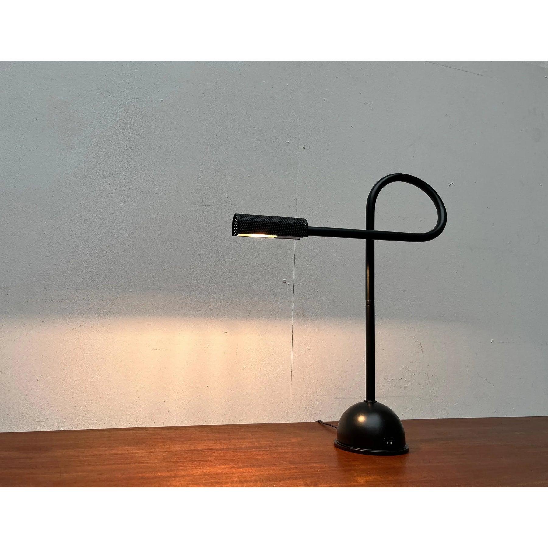 Metal Postmodern Model Stringa Table Lamp by Hans Ansems for Luxo, 1980s For Sale