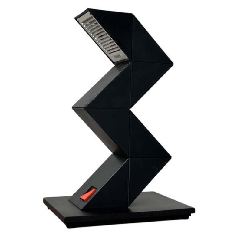 Postmodern Model Z-Lite Zig Zag Flexible Table Lamp, 1980s For Sale