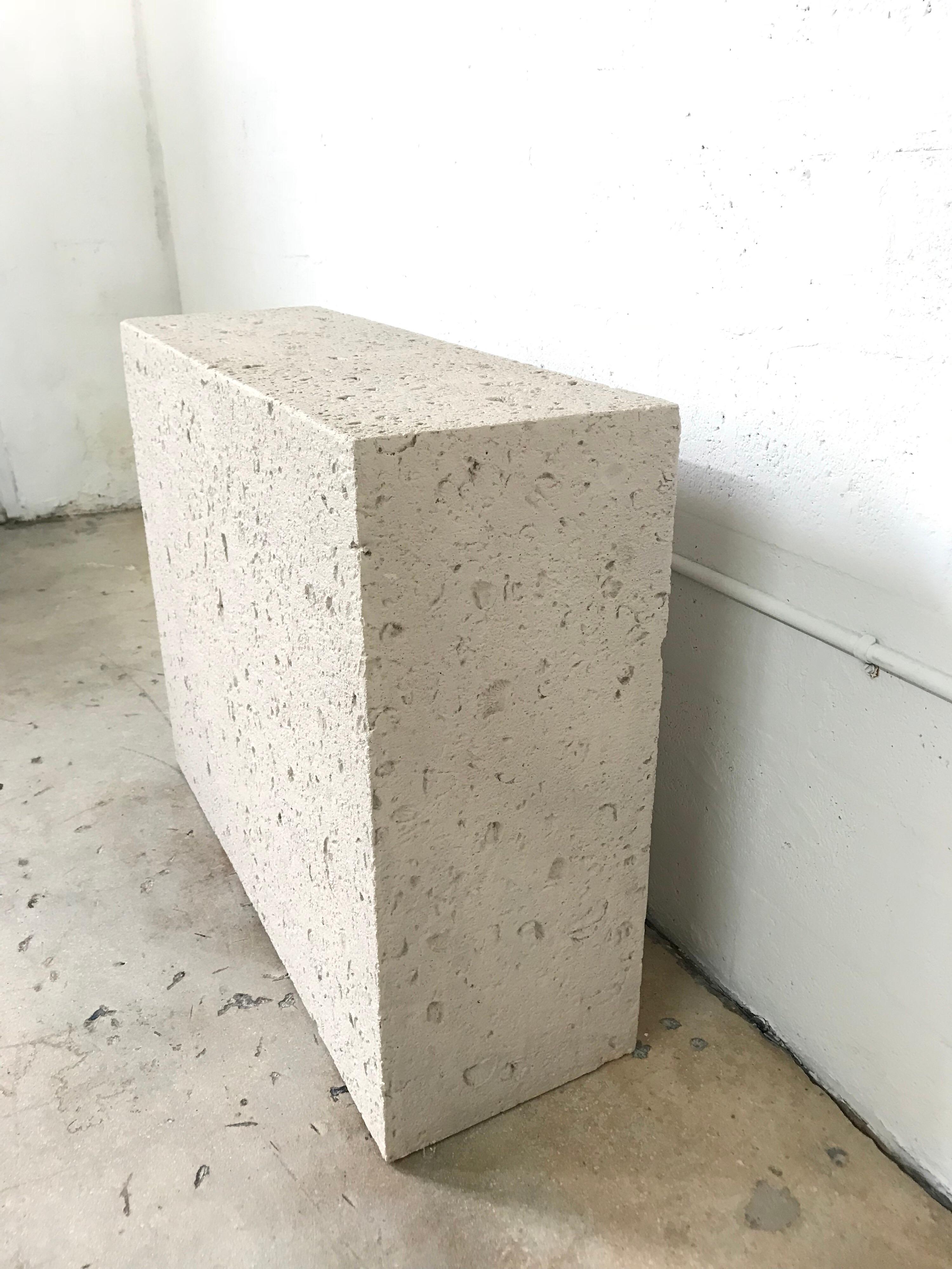 white cast stone