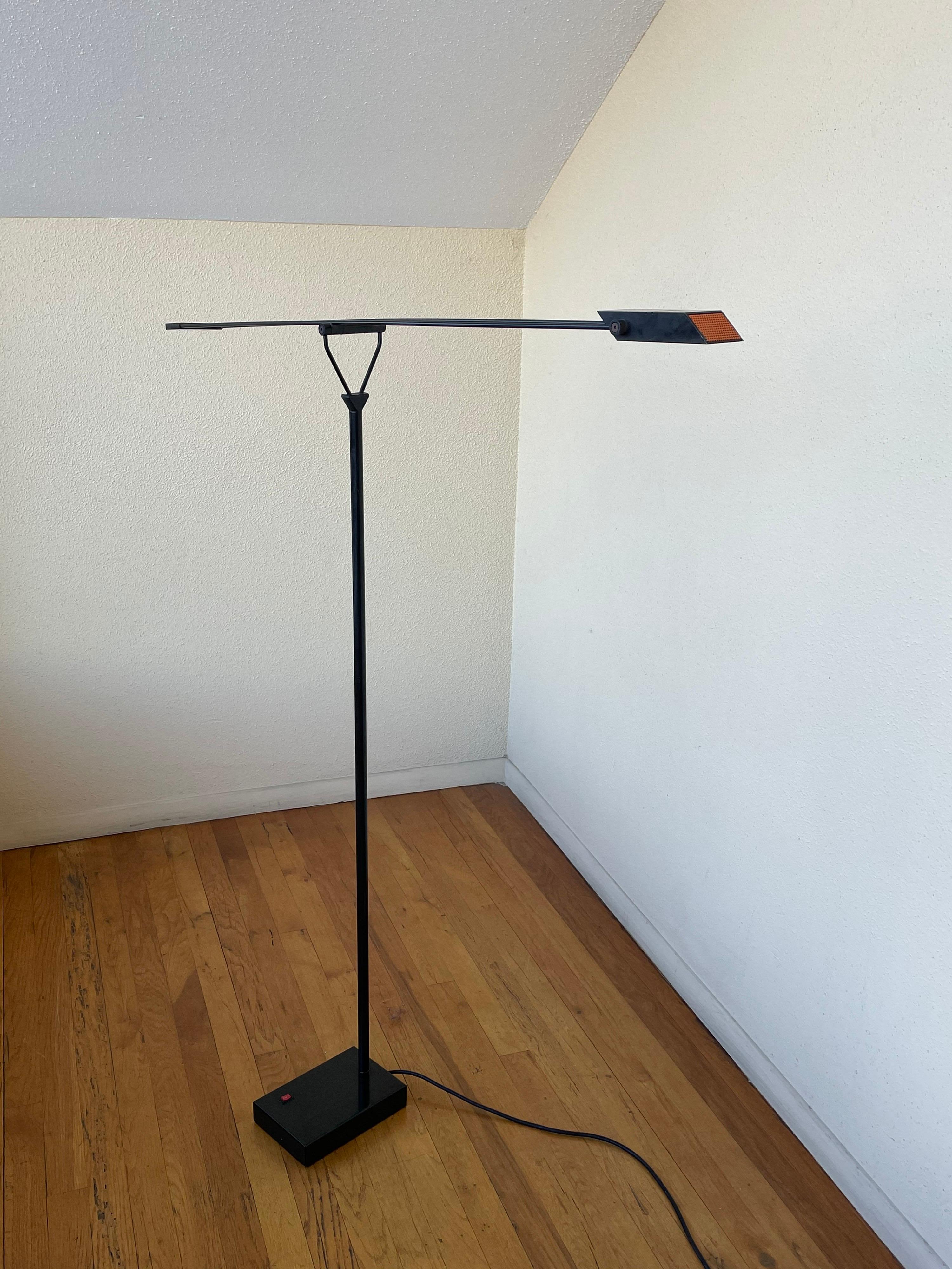 Post-Modern Postmodern Multidirectional Italian Elegant Halogen Reading Floor Lamp Memphis