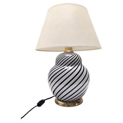 Postmodern Murano Glass Table Lamp in the Style of Lino Tagliapietra, Italy