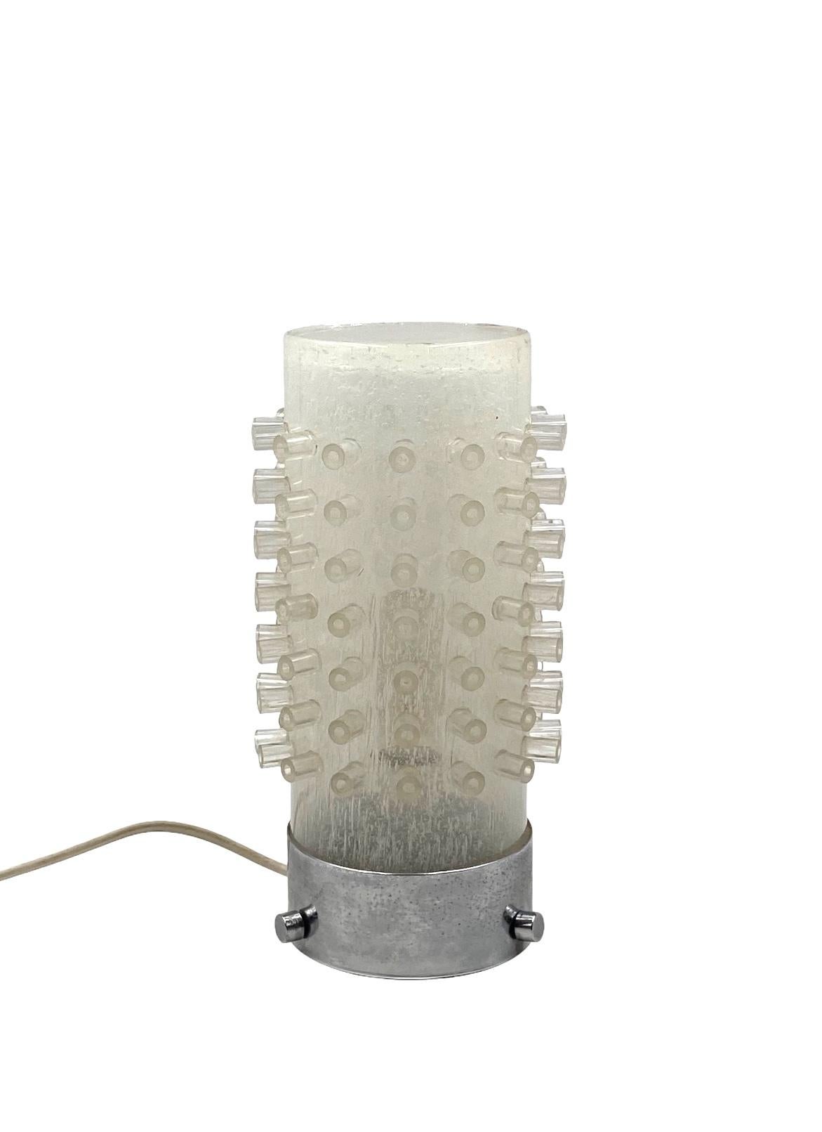 Postmodern Murano glass table lamp, Italy 1980s For Sale 1