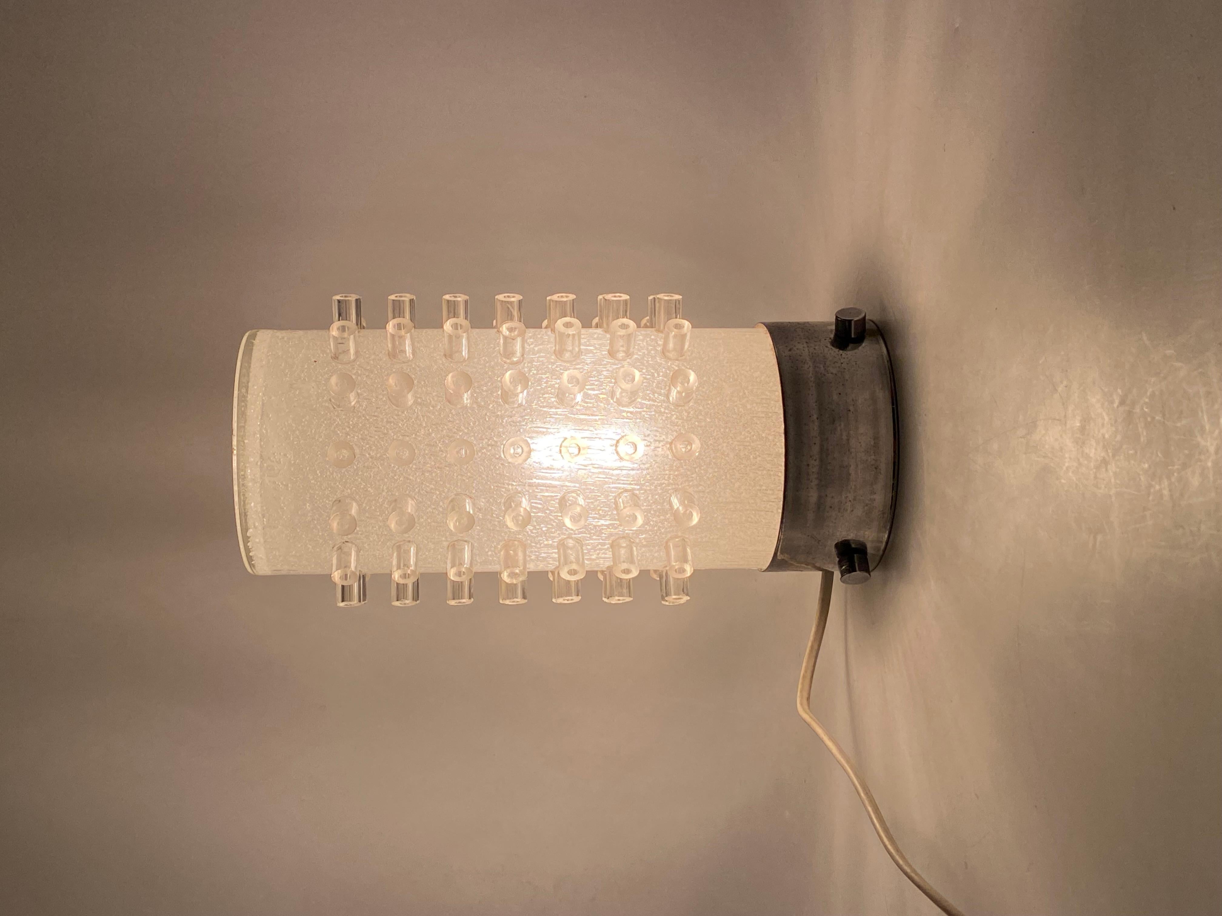 Postmodern Murano glass table lamp, Italy 1980s For Sale 2