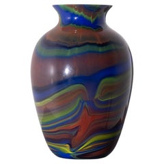 Postmodern Murano glass vase by Ottavio Missoni, Italy