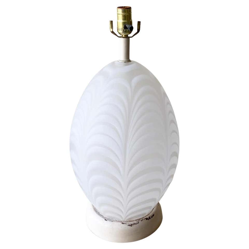 Large Murano Egg Lamp For Sale at 1stDibs | large egg lamp, egg shaped ...
