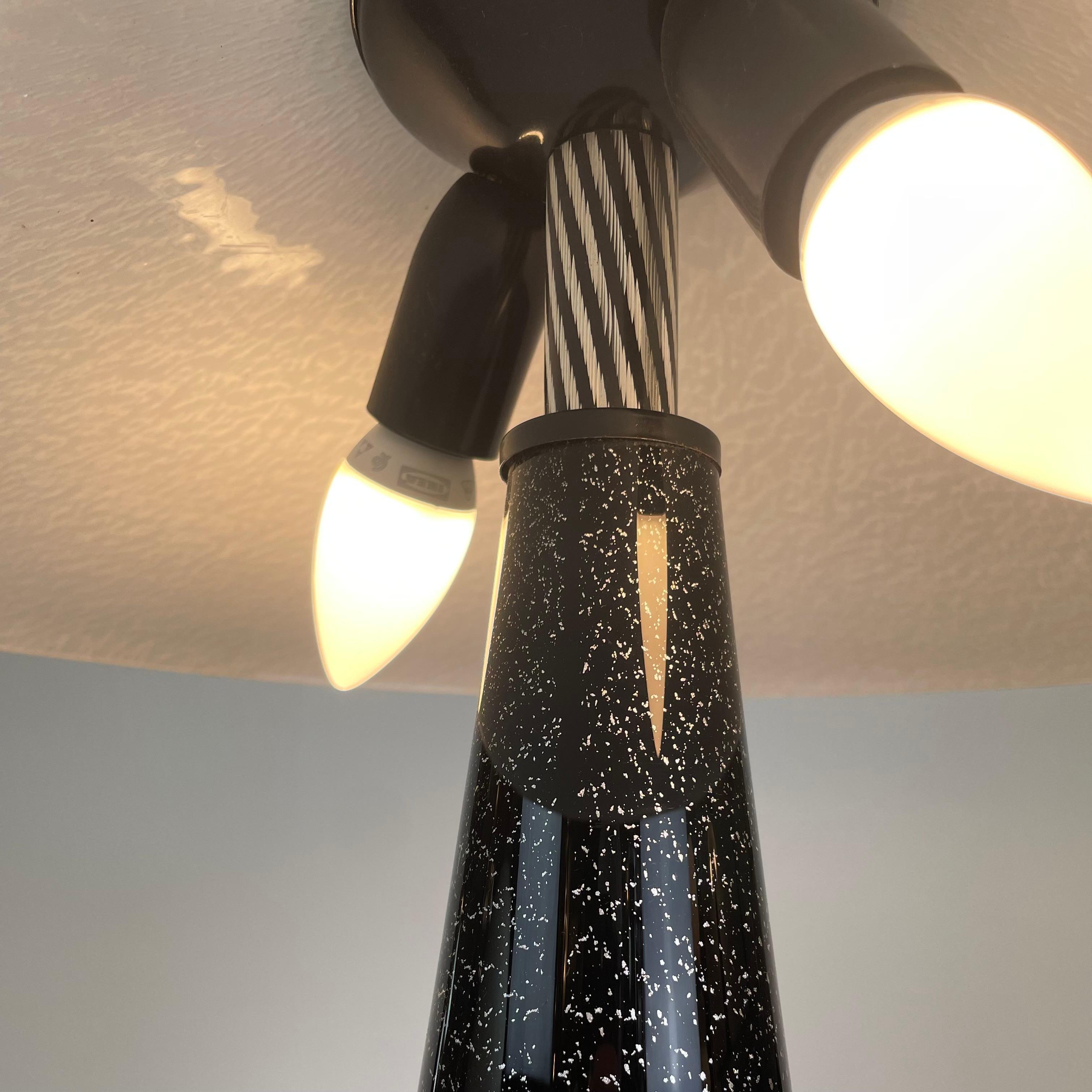 Italian Postmodern Murano Table Lamp, 1980s For Sale